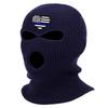 Blue Line American Flag Ski Mask Police Officer Embroidered Three Hole Mask Support Graphic Balaclava (Navy Blue)