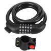 Plplaaoo Heavy Duty Bike Cable Lock with Resettable Combination, Braided Steel Cable Lock for Ebike Scooter & Motorcycle  4FT Anti-Theft Bicycle Lock, Weatherproof for Mountain Road Bike Security view 1