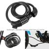 Plplaaoo Heavy Duty Bike Cable Lock with Resettable Combination, Braided Steel Cable Lock for Ebike Scooter & Motorcycle  4FT Anti-Theft Bicycle Lock, Weatherproof for Mountain Road Bike Security view 3