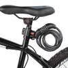 Plplaaoo Heavy Duty Bike Cable Lock with Resettable Combination, Braided Steel Cable Lock for Ebike Scooter & Motorcycle  4FT Anti-Theft Bicycle Lock, Weatherproof for Mountain Road Bike Security view 4