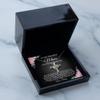 Cross Dancing Necklace Luxury Box to My Mom on My Wedding Day, Mother of The Bride Gift from Bride, Wedding Day Gift from Daughter, Mother of The Br view 1