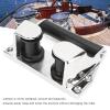 Aramox Heavy Duty Fairlead Fairlead, Bow Fairlead Roller 316 Stainless Steel Cleat Bollard Anchor Fittings for Marine view 4