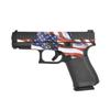 MightySkins Glossy Glitter Skin Compatible with Glock 44 Compact 22LR 4.03 Barrel - Patriot | Protective, Durable High-Gloss Glitter Finish | Easy to Apply | Made in The USA view 1