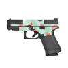 MightySkins Glossy Glitter Skin Compatible with Glock 44 Compact 22LR 4.03 Barrel - Watermelon Patch | Protective, Durable High-Gloss Glitter Finish | Easy to Apply | Made in The USA view 1