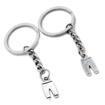10 Pieces Keychain Keyring Door Car Key Chain Ring Tag Charms Supplies J7SY6D Shorts Trousers