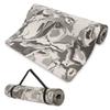 Hip/Booty Band 3-Pack - 3 Different Resistance Levels with Single 30-inch Shared Size + Gray Camouflage Lightweight and Durable Yoga/Exercise Mat (Pink, Hot Pink, Purple Camo) view 2