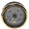 Faria Boat Speedometer Gauge SE9973A | 3 1/4 Inch Gold Gray view 1