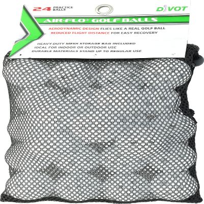 Divot 24 Air-Flow Balls in Bag 2 Dozen Golf Balls New
