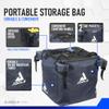 JOOLA Pickleball Ball Caddy - Holds up to 100 Balls - Includes 2 Side Pockets - Pickleball Equipment for Practice & Server Machine - Wheeled Cart with Bulk Ball Storage Bag - Black view 4