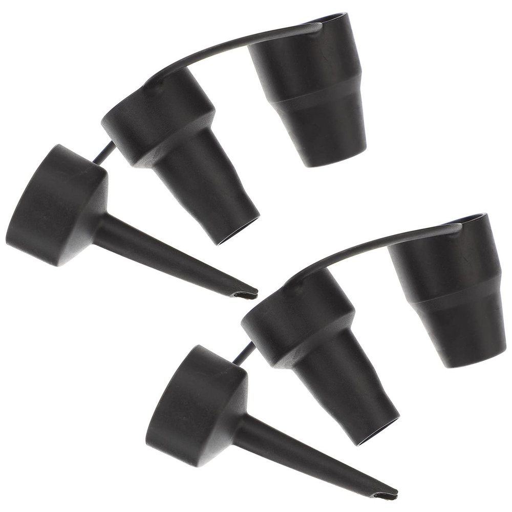 DOITOOL Airpump Air Pump Replacement Nozzles, 2 Pack Beds Nozzles Inflatable Head, Inflator Adaptor Accessory for Bed Inflatable Pool Sofa Swimming Ring, Black