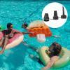 DOITOOL Airpump Air Pump Replacement Nozzles, 2 Pack Beds Nozzles Inflatable Head, Inflator Adaptor Accessory for Bed Inflatable Pool Sofa Swimming Ring, Black view 2