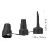DOITOOL Airpump Air Pump Replacement Nozzles, 2 Pack Beds Nozzles Inflatable Head, Inflator Adaptor Accessory for Bed Inflatable Pool Sofa Swimming Ring, Black view 3