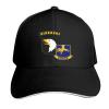 101st Airborne 502nd Infantry Regiment Unisex Adult Baseball Cap Sandwich Caps Adjustable Dad Hat Casquette Cap Black view 1