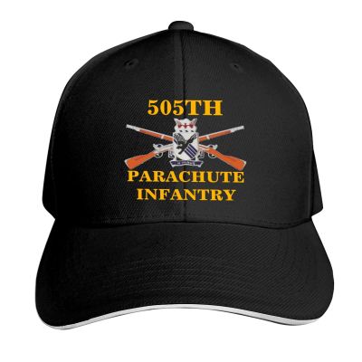 505th Parachute Infantry Regiment Unisex Adult Baseball Cap Sandwich Caps Adjustable Dad Hat Casquette Cap Black