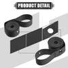 X AUTOHAUX 26" Bike Bicycle Wheel Rim Strip Rim Tape Liner Inner Tube Protection Band PVC Black Pair view 4