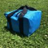 BuyBocceBalls New Listing - Premium Quality - Extra Heavy Duty Nylon Bocce Bag - Light Blue with Black Handles view 2