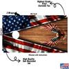 Beerpongtoss American Eagle Cornhole Board Wraps, Cornhole Decals and Wraps for Boards (Set of 2), Cornhole Skins for Boards (Cornhole Wraps Only) view 2