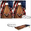 Beerpongtoss American Eagle Cornhole Board Wraps, Cornhole Decals and Wraps for Boards (Set of 2), Cornhole Skins for Boards (Cornhole Wraps Only) view 3