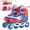 Rugged Racer Roller Blade Inline Skates with LED Light up Wheels - Adjustable in 3 Sizes Roller Skates for Kids - Suitable for Kids Aged 6 Years and Up, RWB view 3
