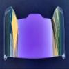 Precision Clear Revo Amethyst Grape Football Helmet Visor // Fits Kids, Youth & Adult Helmets // Eye Protection for Helmet and Facemask // Lightly Tinted Visor (Clear Revo Amethyst Grape) view 4