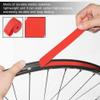X AUTOHAUX 24" Bike Bicycle Wheel Rim Strip Rim Tape Liner Inner Tube Protection Band PVC Red Pair view 2