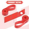 X AUTOHAUX 24" Bike Bicycle Wheel Rim Strip Rim Tape Liner Inner Tube Protection Band PVC Red Pair view 4