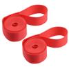 X AUTOHAUX 700C 27" Bike Bicycle Wheel Rim Strip Rim Tape Liner Inner Tube Protection Band PVC Red Pair view 1