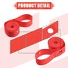 X AUTOHAUX 700C 27" Bike Bicycle Wheel Rim Strip Rim Tape Liner Inner Tube Protection Band PVC Red Pair view 4