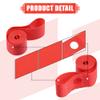 X AUTOHAUX 14" Bike Bicycle Wheel Rim Strip Rim Tape Liner Inner Tube Protection Band PVC Red Pair view 4