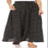 Maxi Skirts for Women Long Length Reg & Plus Skirts for Womens & Teens, Trendy Summer Skirts for Women, Aline Flowy Elastic High Waisted Midi Womens Skirts Boho (Medium, Black White Dots) view 1