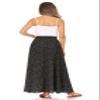 Maxi Skirts for Women Long Length Reg & Plus Skirts for Womens & Teens, Trendy Summer Skirts for Women, Aline Flowy Elastic High Waisted Midi Womens Skirts Boho (Medium, Black White Dots) view 4