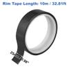 X AUTOHAUX Width 25mm Length 10m Bike Wheel Tubeless Rim Tape Bicycle Rim Strip Tape Black view 3