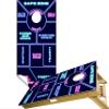 Beerpongtoss Cornhole Board Wraps, Cornhole Decals and Wraps for Boards (Set of 2), Cornhole Skins for Boards, Cornhole Board Covers (Neon Drinking) view 1