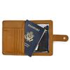 Steeltime Classic Leather RFID Protective Passport + Vaccine Card Holder Wallet for Travel (Light Brown) view 2