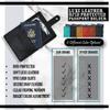 Steeltime Classic Leather RFID Protective Passport + Vaccine Card Holder Wallet for Travel (Light Brown) view 4