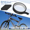 X AUTOHAUX Width 18mm Length 10m Bike Wheel Tubeless Rim Tape Bicycle Rim Strip Tape Black view 2
