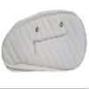 TennisMasson Masson Double Racket Bag White Leather with Gold Accents (Holds up to 6 rackets) view 1
