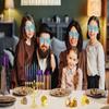 The Dreidel Company 3 Pack- Hanukkah Dreidel Shaped Glasses, Costume Dress-Up Pretend Play (3-Pack) view 2