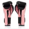 Fairtex Muay Thai Boxing Gloves BGV9 - Heavy Hitter Mexican Style Training & Sparring Gloves for Kick Boxing MMA K1 (Black/Pink, 10 oz) view 2
