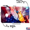 Beerpongtoss Cornhole Board Wraps, Cornhole Decals and Wraps for Boards (Set of 2), Cornhole Skins for Boards, Cornhole Board Covers (Eagle Art Flag) view 2