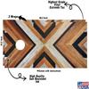 Beerpongtoss Cornhole Board Wraps, Cornhole Decals and Wraps for Boards (Set of 2), Cornhole Skins for Boards, Cornhole Board Covers (Wood Grain) view 2