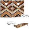 Beerpongtoss Cornhole Board Wraps, Cornhole Decals and Wraps for Boards (Set of 2), Cornhole Skins for Boards, Cornhole Board Covers (Wood Grain) view 3