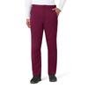Carhartt Mens Straight Leg Cargo Medical Scrubs Pants, Wine, Small US view 2
