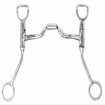 CHALLENGER Stainless Steel 5" Comfort Jointed Low-Port Swivel Mouth Futurity Bit 35641B