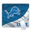 Skinit Small Gaming Mouse Pad - Officially Licensed Detroit Lions Design with Stitched Edges, Waterproof, Non-Slip Rubber Base, Desk Mat for Keyboard & Mouse, 12.6" x 11" inches view 1