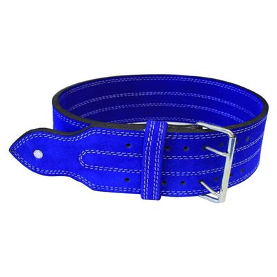 Exxact Sports Weight Lifting Training Belt- Blue, X-Small