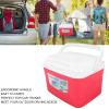 Asixxsix Portable Cooler Box, 5L 10.6 X 9.1 X 7.9in Constant Temp Long Lasting Cooler and Warmer with Handle Multifunctional Ice Cooler with 5 Ice Bags for Lunch, Drinks, Fruits, view 3