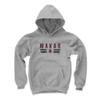 500 LEVEL Cale Makar Youth Sweatshirt (Youth Hoodie, Medium, Gray) - Cale Makar Colorado Font view 1
