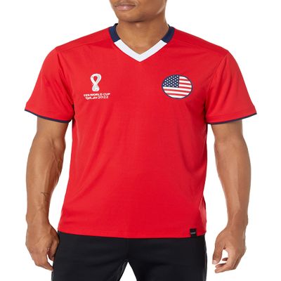 Outerstuff Mens FIFA World Cup Classic Secondary Short Sleeve Jersey, Navy, Large