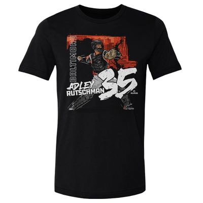 500 LEVEL Adley Rutschman Shirt - Adley Rutschman Baltimore State WHT (Black, XXX-Large)